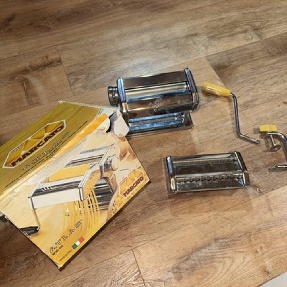 VTG Marcato Atlas 150 Pasta Machine Noodle Maker Made in Italy with Box